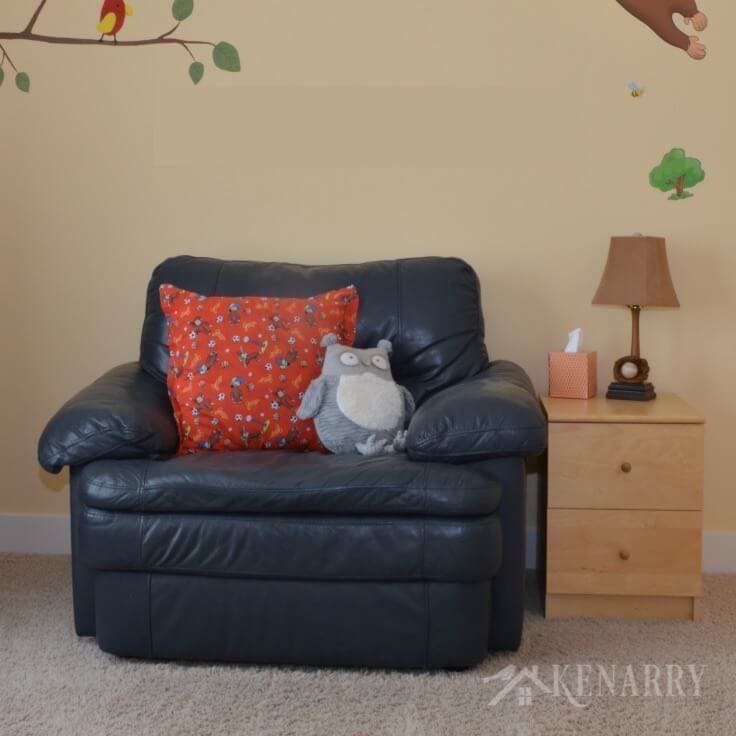 Love all these whimsical and fun kids playroom ideas including toy storage, reading nook and a hand painted tree mural! Your children will be thrilled to have a room like this where they can read books and play with toys.