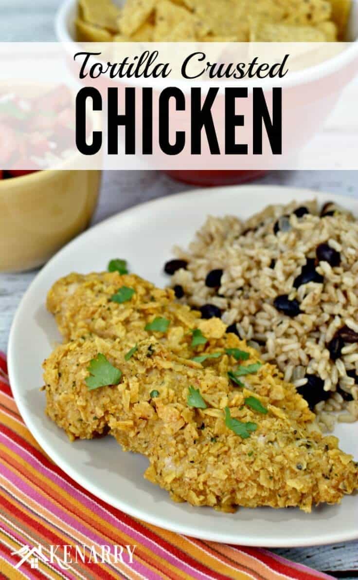 Make this delicious Tortilla Crusted Chicken recipe for an easy dinner idea your whole family will love.