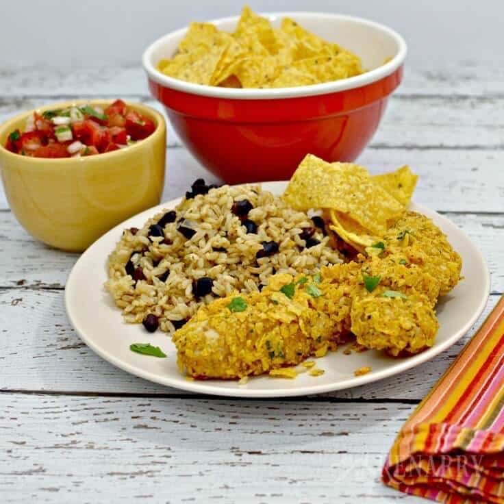 Make this delicious Tortilla Crusted Chicken recipe for an easy dinner idea your whole family will love.