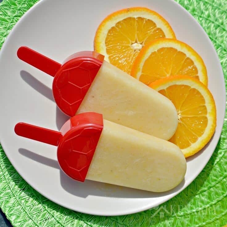 tropical homemade popsicles