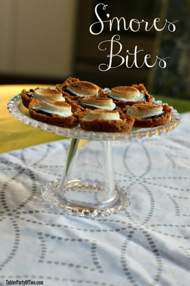 S’mores Bites – Tabler Party of Two - 18 delicious s'mores recipes featured on Kenarry.com
