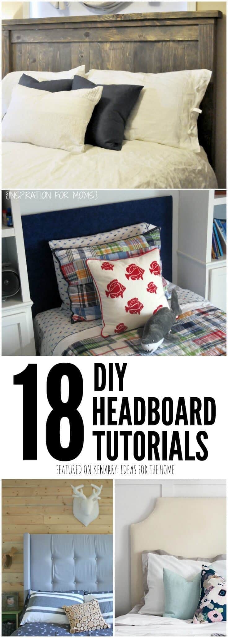 I've always wanted to make my own headboard for our bedroom. These DIY headboard tutorials make it look so easy -- and budget-friendly too!
