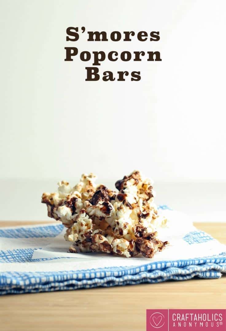 S’mores Popcorn Bars – Craftaholics Anonymous - 18 delicious s'mores recipes featured on Kenarry.com