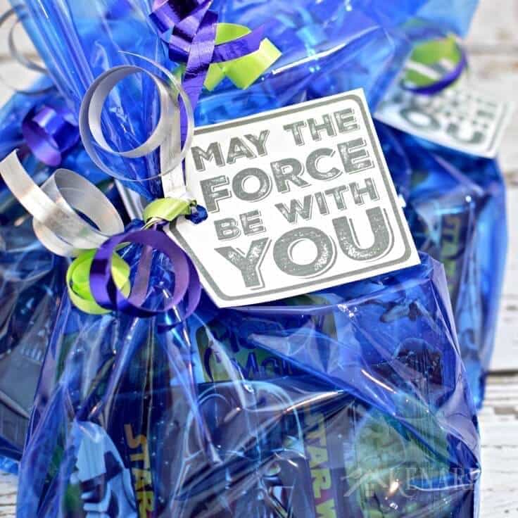 May the Force Be With You printable Star Wars gift tags