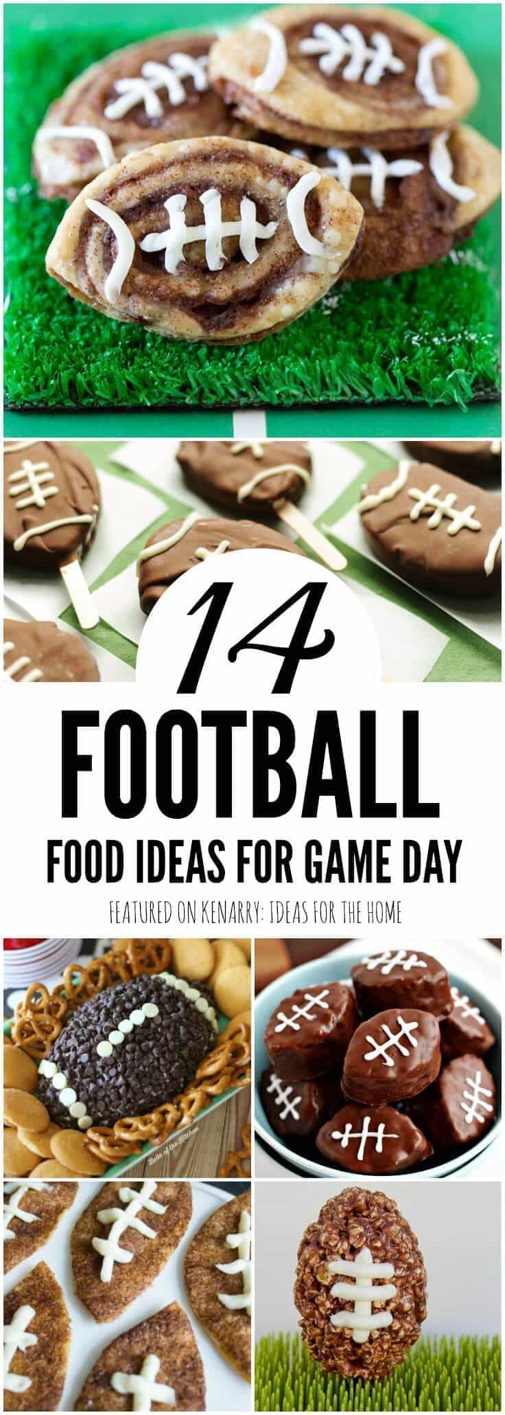 I love all these football shaped food ideas! I can't wait to try to some of these fun recipes for game day, tailgating - and even the Super Bowl!