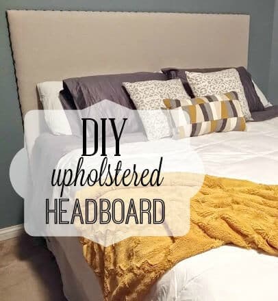 DIY Upholstered Headboard – Addison Meadows Lane - DIY Headboard Tutorials and Ideas featured on Kenarry.com