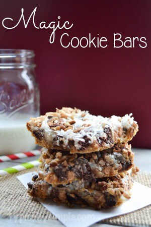 Magic Cookie Bars Recipe | TypicallySimple.com