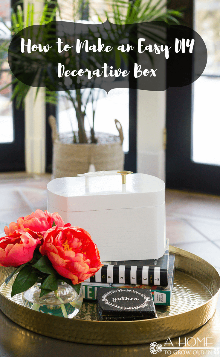 You won't believe just how easy it is to make a pretty decorative box to store all the small items around your home that you don't know what to do with! I love all the different ways you can decorate them! This is one you'll want to pin for later!
