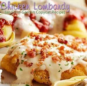 Chicken Lombardy Recipe from The Birch Cottage is a delicious Olive Garden Copycat Recipe that's sure to please your family!