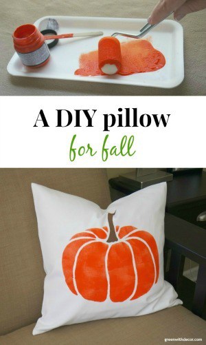 How to stencil a pillow