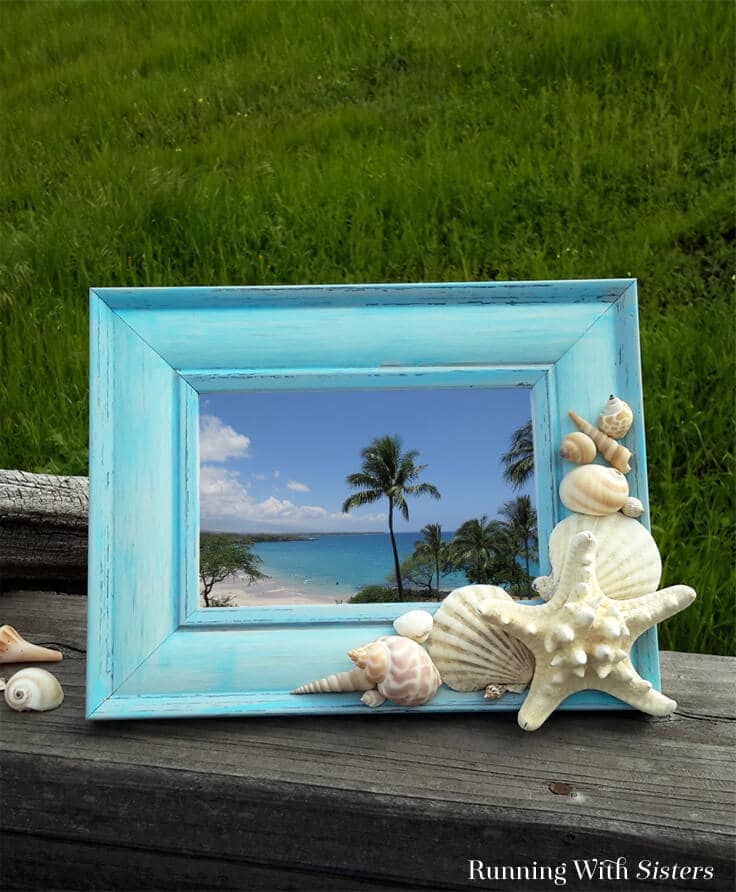 Make your own DIY Shell Frame. We'll show you how to select and arrange the seashells and what kind of glue to use with this video tutorial.