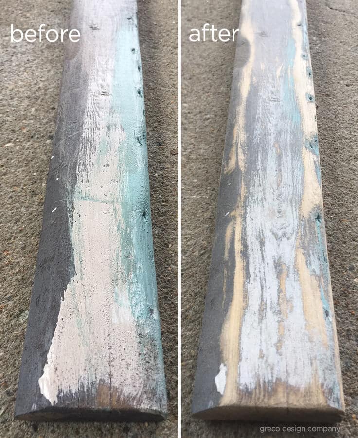 before and after paint and stain