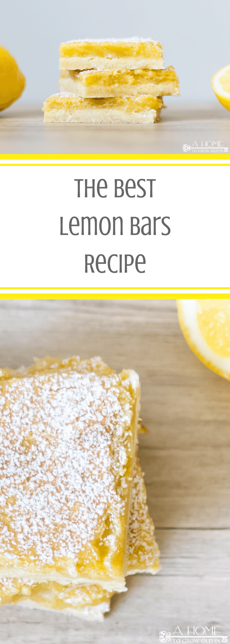 This irresistible lemon bars recipe balances sweet with tartness by combining the perfect shortbread crust with a delicious lemon custard. This easy summer dessert will be the best treat at your next summer BBQ or get-together! #lemonbars #dessert #kenarry