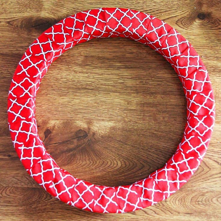 4th of July Wreath Wrapped