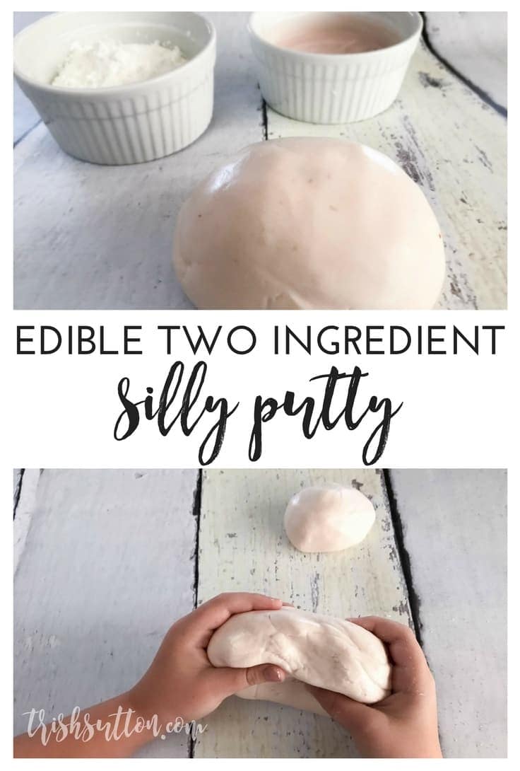 Edible Two Ingredient Silly Putty, TrishSutton.com