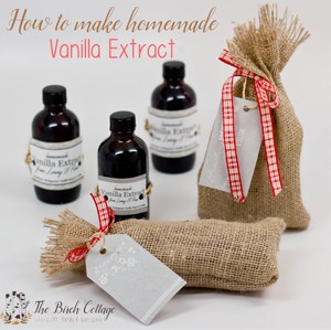 Learn how easy it is to make homemade vanilla extract with this tutorial from The Birch Cottage.
