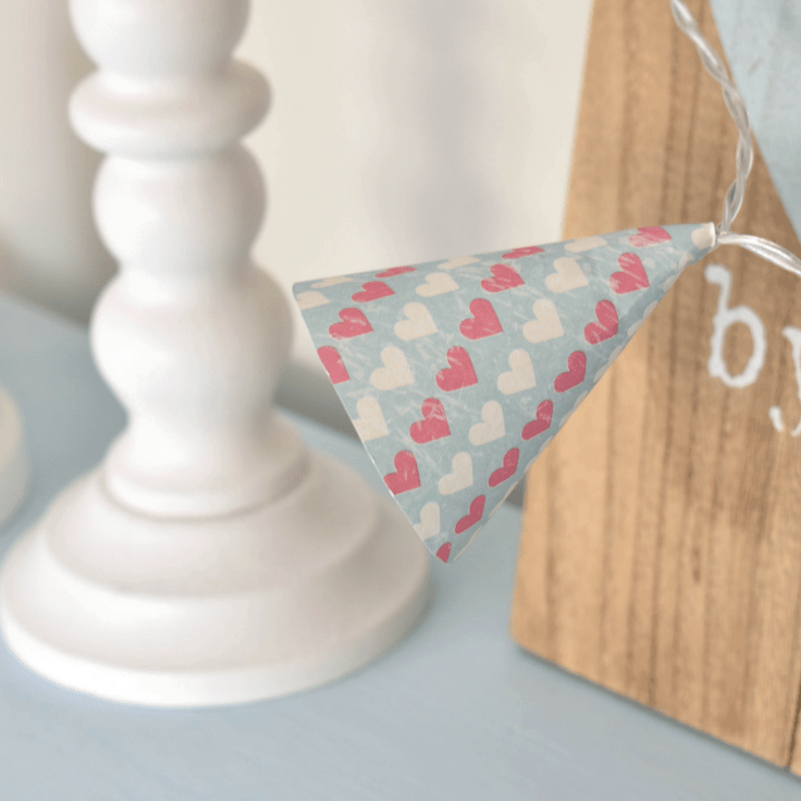 DIY Mini Paper Lamp shades - learn how to make these pretty paper cone covers for your old LED string lights