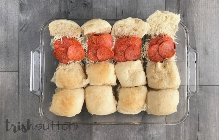 Pepperoni Pizza Sliders by Trish Sutton