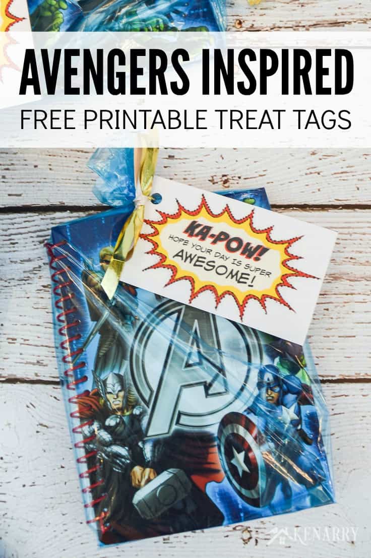 These Marvel inspired free printable super hero tags make these Avenger Party Favors super special for your child's birthday party. They're great for any kid that loves Spiderman, Iron Man, Captain America and The Hulk!