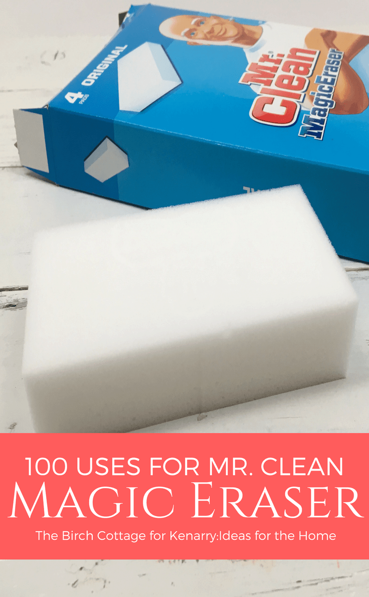 100 Uses for Mr Clean Magic Eraser by The Birch Cottage 