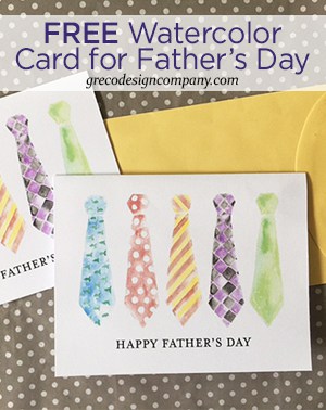 FREE Father's Day Card