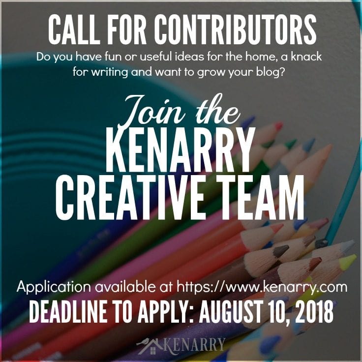 Join the 2018-19 Kenarry Creative Team - Apply by August 10, 2018