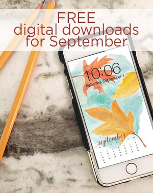 FREE digital downloads for September