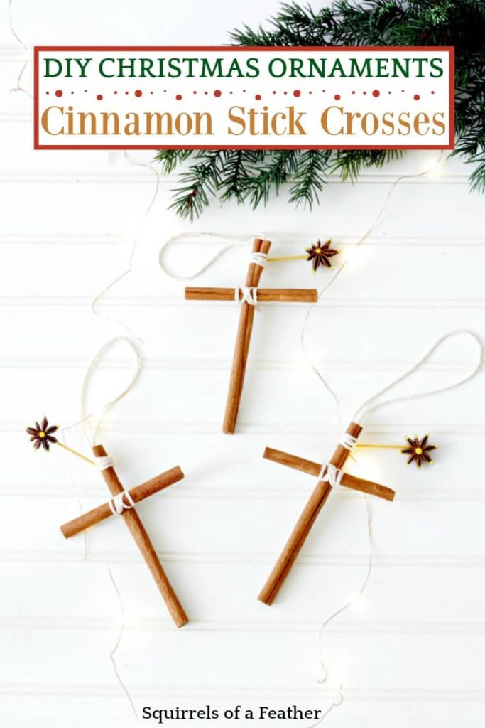 Cinnamon stick ornaments - how to make homemade Christmas ornaments 