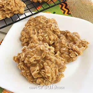 Pumpkin Spice No Bake Cookies from Craft Create Cook