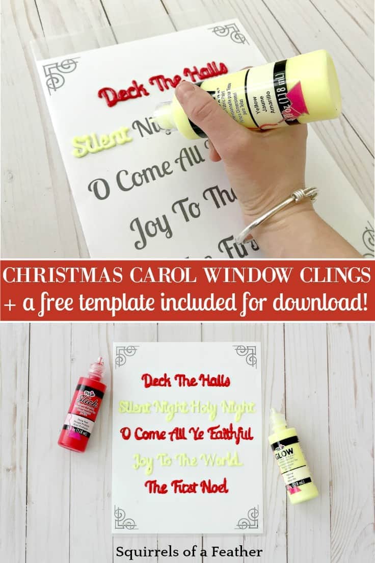 Turn your favorite Christmas songs into adorable puffy paint window clings. These DIY Christmas window clings are not only fun to make, they are also a great teaching opportunity! Find out how to make these puffy paint window clings today! #easycrafts #holidaycrafts #kenarry