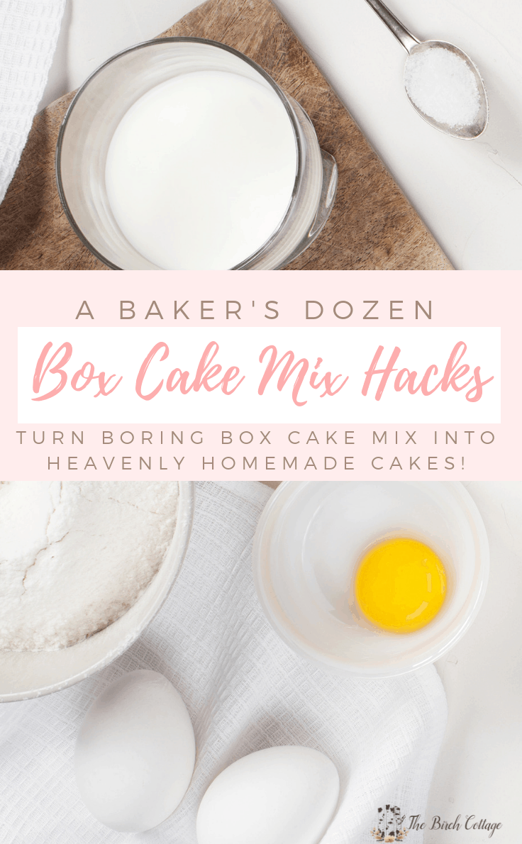 Did you know that you can turn ordinary and boring box cake mix into homemade cakes that taste like bakery quality slices of heaven with a few simple baking tips and ideas? We've got 13 hacks using super easy additions to your cake mix recipes such as pudding mix or soda, plus so much more to take your cake to the next level.﻿ #cake #baking #kenarry