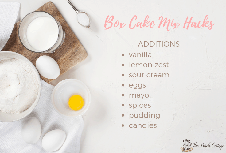 Did you know that you can turn ordinary and boring box cake mix into homemade cakes that taste like bakery quality slices of heaven with a few simple baking tips and ideas? We've got 13 hacks using super easy additions to your cake mix recipes such as pudding mix or soda, plus so much more to take your cake to the next level.﻿ #cake #baking #kenarry