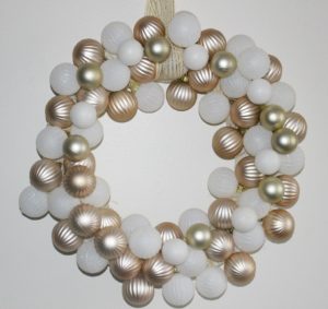 Make-A-Rose-Gold-White-Dollar-Tree-Ornament-Wreath-Our-Crafty-Mom