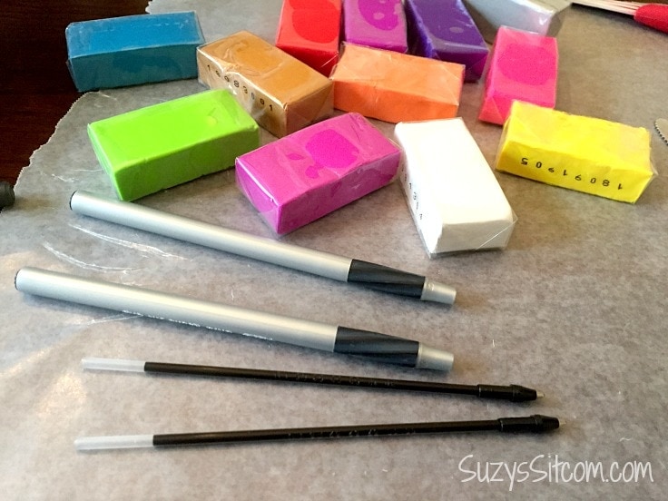 How to make polymer clay covered pens!  
