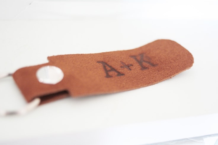 Learn how to make a personalized leather keychain. 