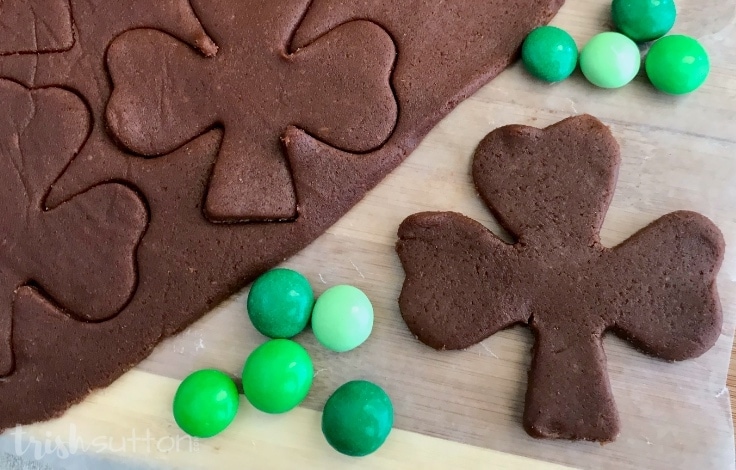 Create festive Chocolate Mint Shamrock Cookies to celebrate St. Patrick's Day and the month of March with this fun recipe.