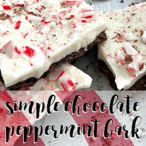 Chocolate Peppermint Bark Recipe; TrishSutton.com