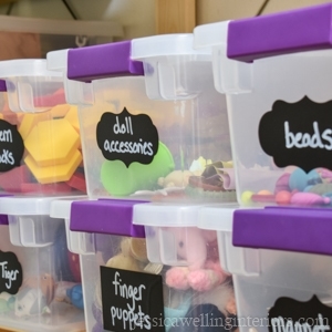 Organize all the kids' toys books, and games with this simple toy storage solution!