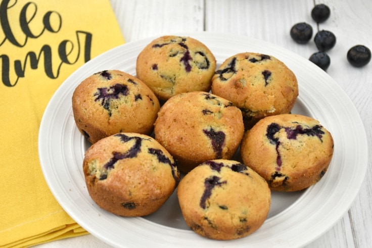 simple homemade blueberry muffins recipe