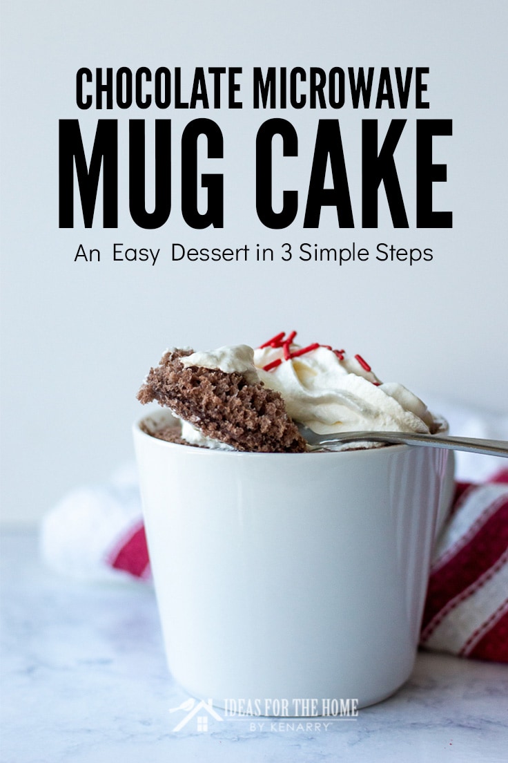 Chocolate Microwave Mug Cake An Easy Dessert in 3 Simple Steps