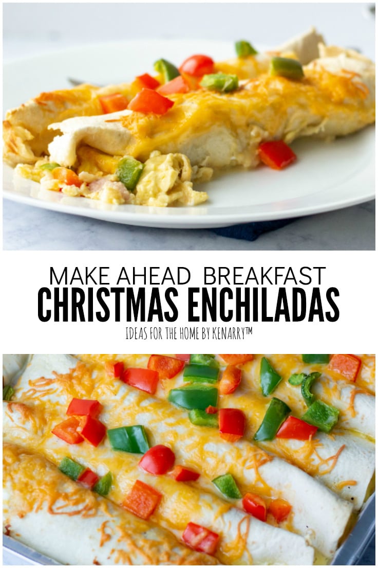 Make Ahead Christmas Breakfast Enchiladas