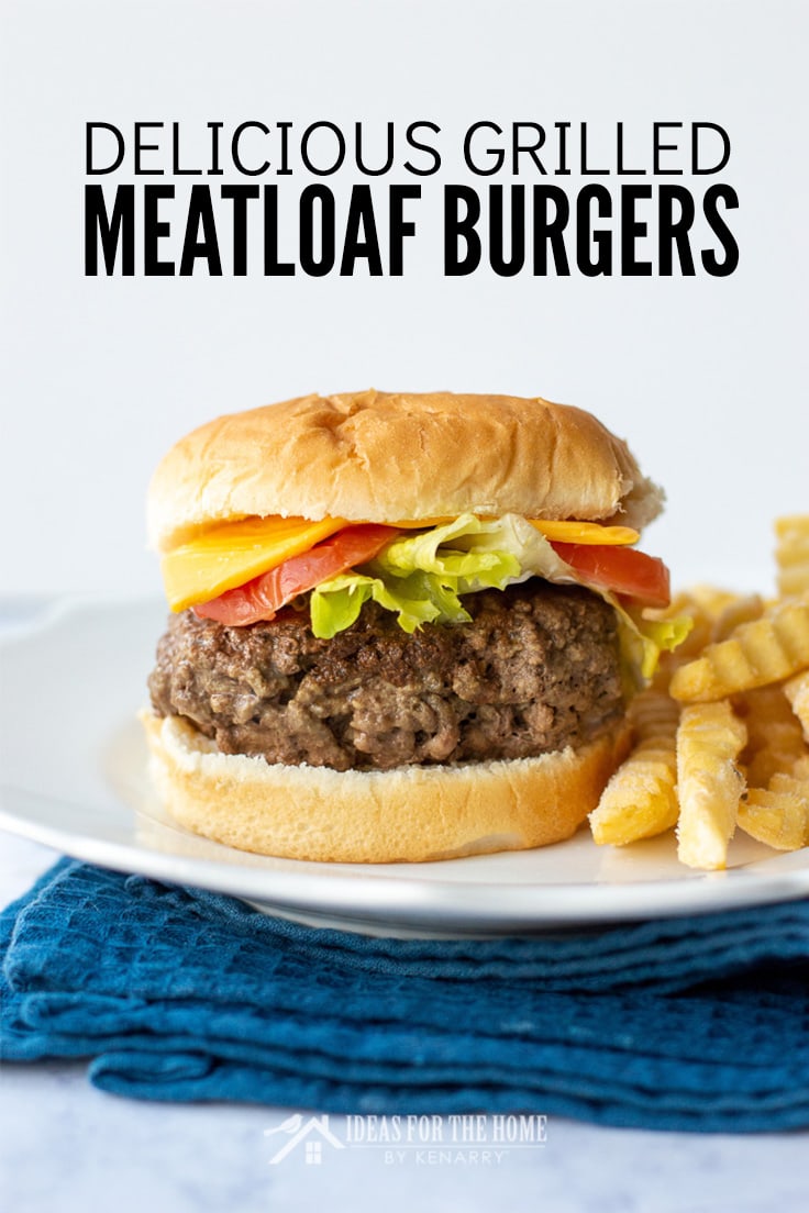 Delicious Grilled Meatloaf Burgers